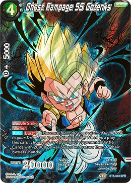 Ghost Rampage SS Gotenks BT5-040 Dragon Ball Masters card