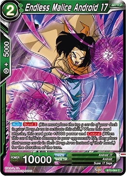 Endless Malice Android 17 BT5-064 card