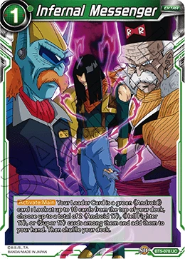 Infernal Messenger BT5-078 Dragon Ball Masters card