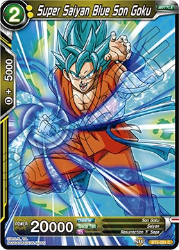 Super Saiyan Blue Son Goku BT5-081 Dragon Ball Masters card, BD