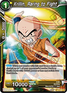 Krillin, Raring to Fight BT5-085 card