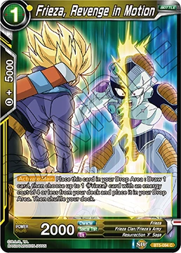 Frieza, Revenge in Motion BT5-094 card