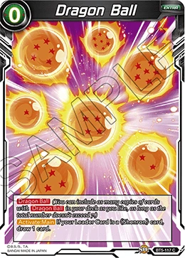 Dragon Ball BT5-117 Dragon Ball Masters card