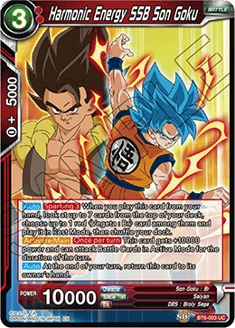 Harmonic Energy SSB Son Goku BT6-003 card