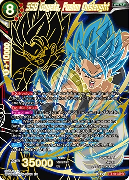 SSB Gogeta, Fusion Onslaught BT6-014_SPR card
