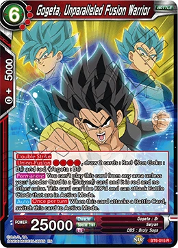 Gogeta, Unparalleled Fusion Warrior BT6-015 card