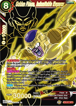 Golden Frieza, Indomitable Emperor BT6-017_SPR card
