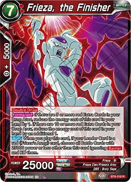 Frieza, the Finisher BT6-018 card