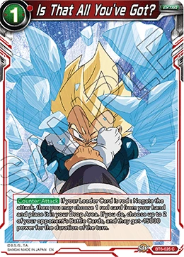 Is That All You've Got? BT6-026 card