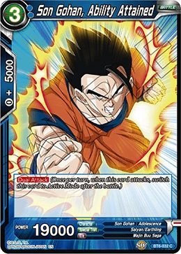 Son Gohan, Ability Attained BT6-032 Dragon Ball Masters card, Prerelease