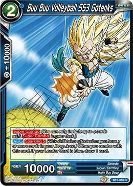 Buu Buu Volleyball SS3 Gotenks BT6-039 card
