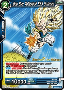 Buu Buu Volleyball SS3 Gotenks BT6-039_PR card