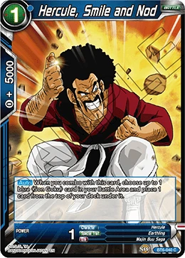 Hercule, Smile and Nod BT6-040 card