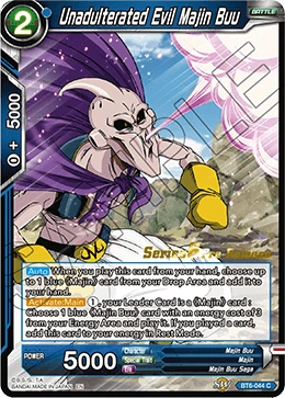 Unadulterated Evil Majin Buu BT6-044_PR card