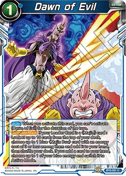 Dawn of Evil BT6-051 card