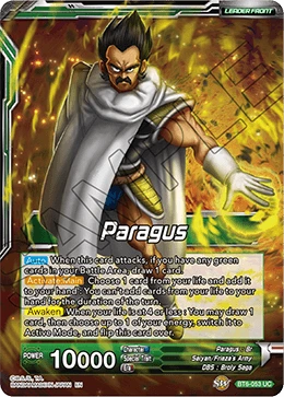 Paragus BT6-053 card