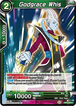 Godgrace Whis BT6-058 card