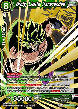 Broly, Limits Transcended BT6-060_PR card