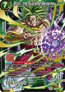 Broly, the Supreme Berserker BT6-074 card