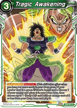Tragic Awakening BT6-077 card