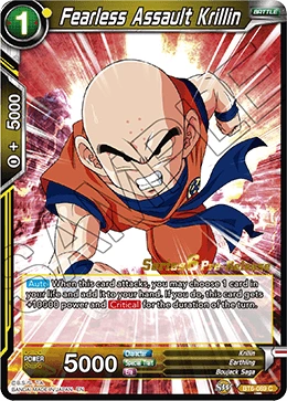 Fearless Assault Krillin BT6-089_PR card
