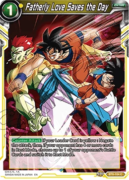 Fatherly Love Saves the Day BT6-104 card