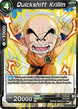 Quickshift Krillin BT6-108 card