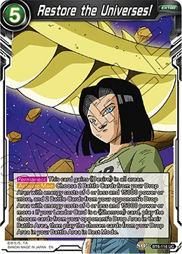 Restore the Universes! BT6-116 card