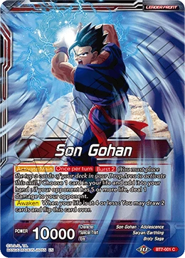 Son Gohan BT7-001 card