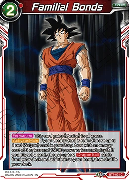 Familial Bonds BT7-021 card