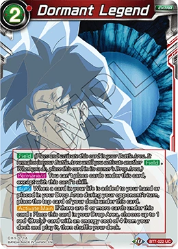 Dormant Legend BT7-022 Dragon Ball Masters card