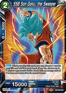 SSB Son Goku, the Sweeper BT7-027 card