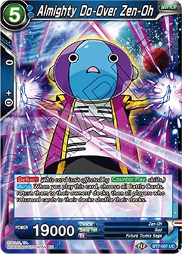 Almighty Do-Over Zen-Oh BT7-037 card