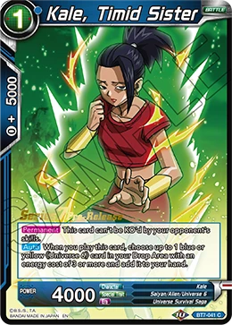 Kale, Timid Sister BT7-041_PR card