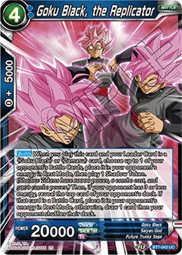 Goku Black, the Replicator BT7-042 card