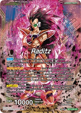 Raditz BT7-049 card