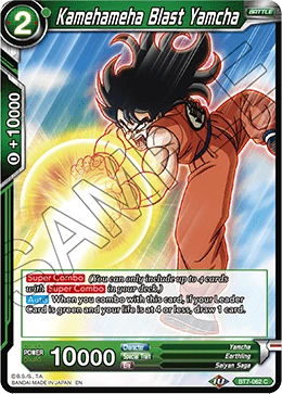 Kamehameha Blast Yamcha BT7-062 card