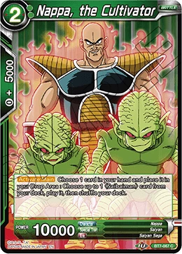 Nappa, the Cultivator BT7-067 card
