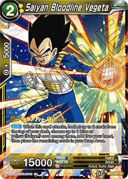 Saiyan Bloodline Vegeta BT7-077_PR card
