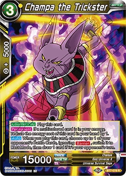 Champa the Trickster BT7-078 Dragon Ball Masters card