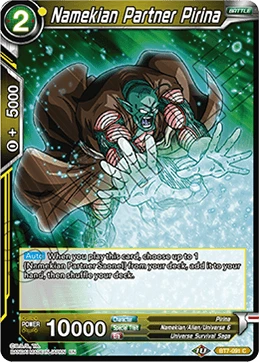 Namekian Partner Pirina BT7-091 card