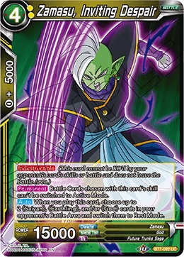 Zamasu, Inviting Despair BT7-092 card