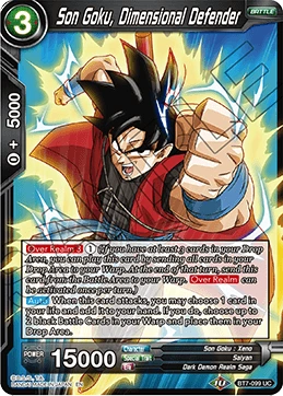 Son Goku, Dimensional Defender BT7-099 card