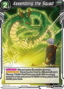 Assembling the Squad BT7-107_PR card