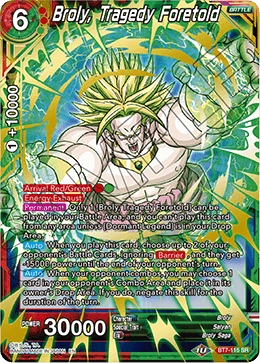 Broly, Tragedy Foretold BT7-115 card