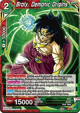 Broly, Demonic Origins BT7-117 card
