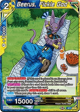 Beerus, Fickle God BT7-120 card
