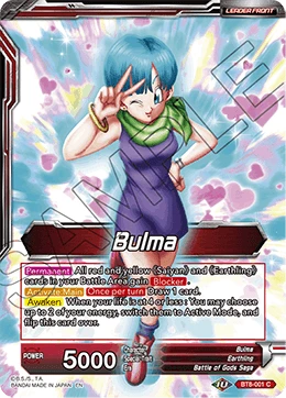 Bulma BT8-001 card