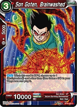 Son Goten, Brainwashed BT8-008 Dragon Ball Masters card