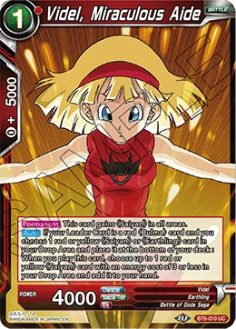 Videl, Miraculous Aide BT8-010 card